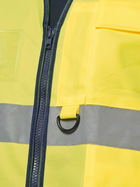 Gilets de sécurité à personnaliser WK. DESIGNED TO WORK Gilet de sécurité haute visibilité recyclé avec zip unisexe 