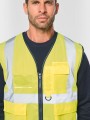 Gilets de sécurité à personnaliser WK. DESIGNED TO WORK Gilet de sécurité haute visibilité recyclé avec zip unisexe 