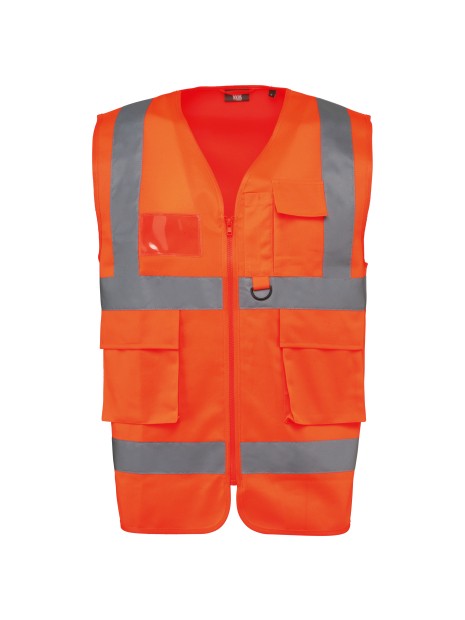 WK. DESIGNED TO WORK Gilet de sécurité haute visibilité recyclé avec zip unisexe /api/colors/90c20369-d143-4c05-8572-a2b0711d7da2 personnalisable