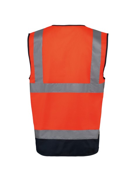 WK. DESIGNED TO WORK Gilet de sécurité haute visibilité recyclé avec zip unisexe /api/colors/280cf50f-5f1d-4b0c-aa02-2c4cd948b4a1 personnalisable