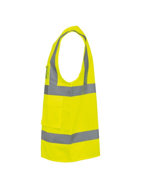 WK. DESIGNED TO WORK Gilet de sécurité haute visibilité recyclé avec zip unisexe /api/colors/a8be2148-39c6-48e4-b074-ca83b6be24cf personnalisable