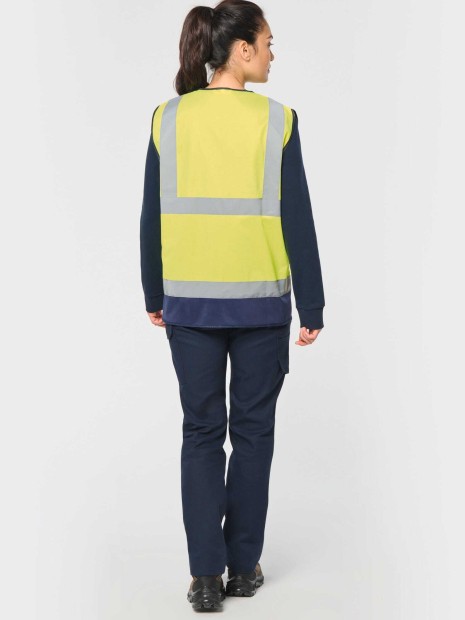 Gilets de sécurité à personnaliser WK. DESIGNED TO WORK Gilet de sécurité haute visibilité recyclé avec zip unisexe 