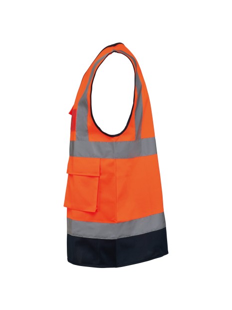 WK. DESIGNED TO WORK Gilet de sécurité haute visibilité recyclé avec zip unisexe /api/colors/280cf50f-5f1d-4b0c-aa02-2c4cd948b4a1 personnalisable