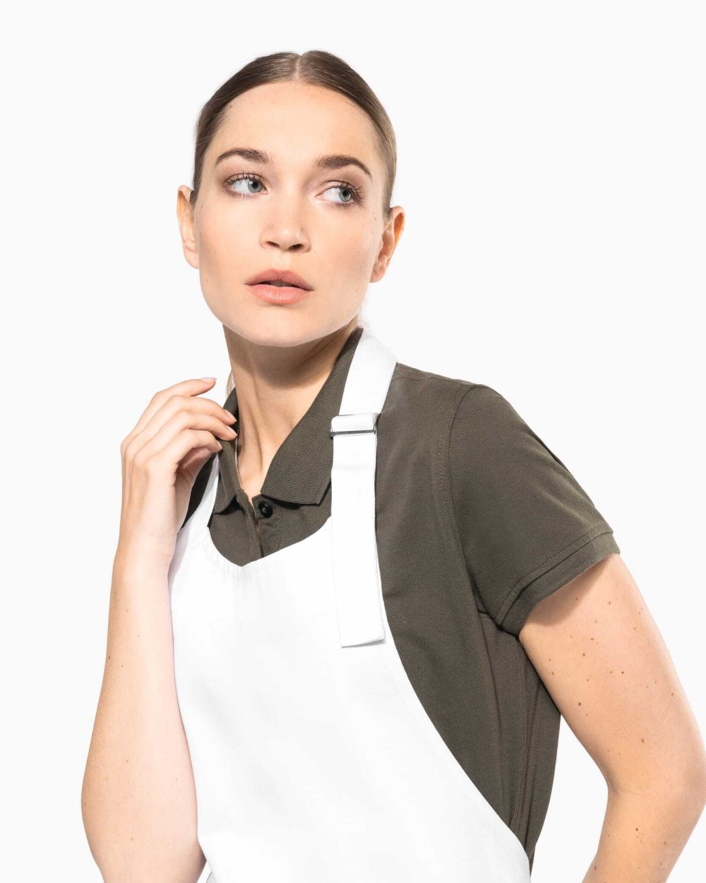 Schorten KARIBAN Schort wasbaar op hoge temperatuur voor bedrukking &amp; borduring