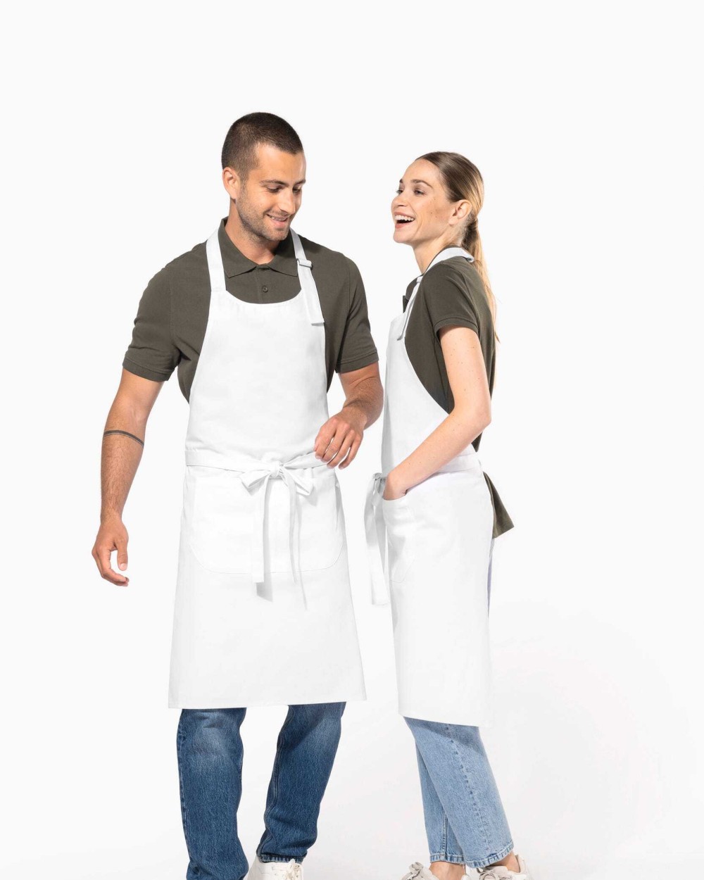 KARIBAN Schürze waschbar bei 60 °C Schürzen personalisierbar