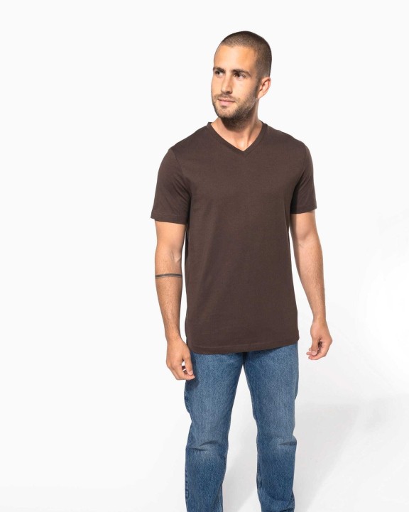T-Shirts personnalisable KARIBAN T-shirt col V manches courtes homme