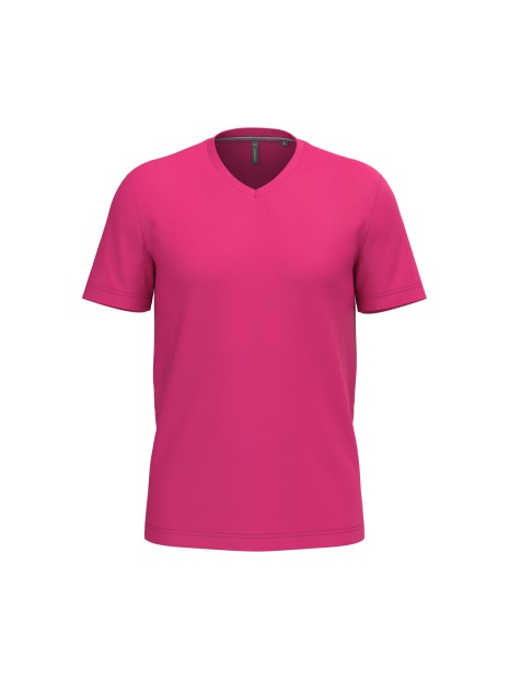 KARIBAN T-shirt col V manches courtes homme /api/colors/0327c765-dd20-409c-911d-31f7a9b4c2f5 personnalisable