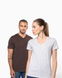 KARIBAN Herren-T-Shirt V-Ausschnitt kurze Ärmel T-Shirts personalisierbar