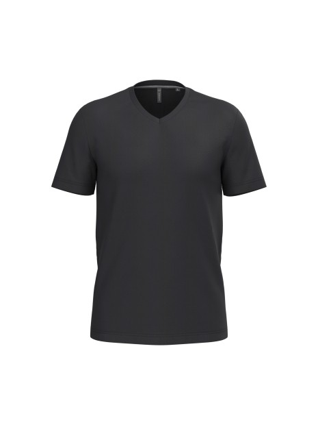 KARIBAN T-shirt col V manches courtes homme /api/colors/b9fdad4a-5e94-45cb-8c03-c08b349b28c3 personnalisable