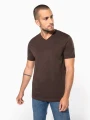T-Shirts à personnaliser KARIBAN T-shirt col V manches courtes homme 