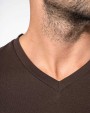 KARIBAN Herren-T-Shirt V-Ausschnitt kurze Ärmel T-Shirts personalisierbar