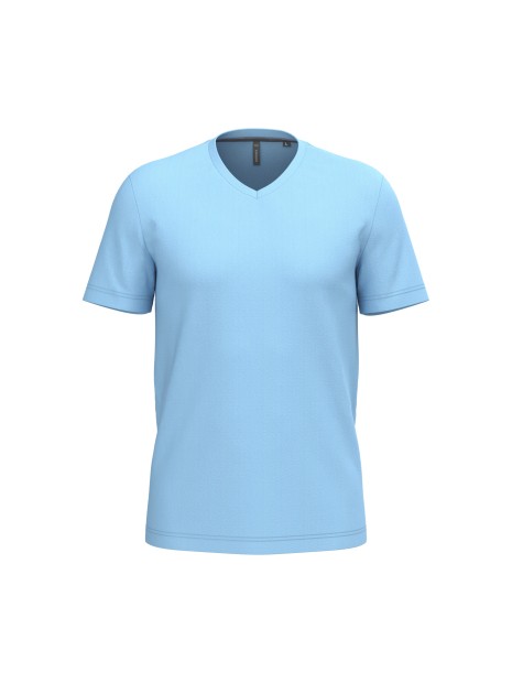 KARIBAN T-shirt col V manches courtes homme /api/colors/549fa598-8d61-4fa2-82ad-90f4d2ec39ab personnalisable