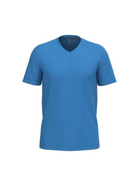 KARIBAN T-shirt col V manches courtes homme /api/colors/68572561-1214-42b1-b94c-44fb780d37b4 personnalisable