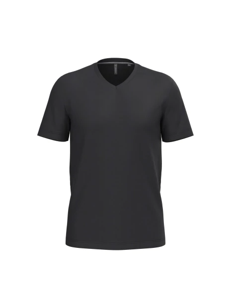 KARIBAN T-shirt col V manches courtes homme /api/colors/b9fdad4a-5e94-45cb-8c03-c08b349b28c3 personnalisable