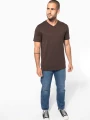 T-Shirts à personnaliser KARIBAN T-shirt col V manches courtes homme 