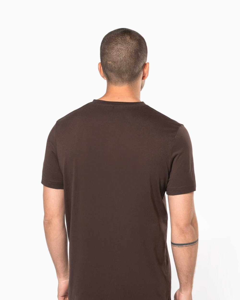 KARIBAN Herren-T-Shirt V-Ausschnitt kurze Ärmel T-Shirts personalisierbar