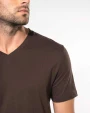 T-shirts KARIBAN T-shirt V-hals korte mouwen voor bedrukking &amp; borduring