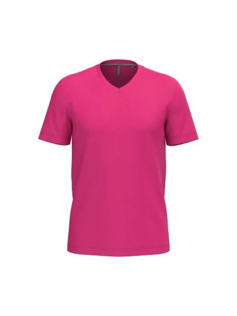 KARIBAN T-shirt col V manches courtes homme /api/colors/0327c765-dd20-409c-911d-31f7a9b4c2f5 personnalisable