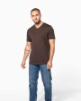 KARIBAN Herren-T-Shirt V-Ausschnitt kurze Ärmel T-Shirts personalisierbar