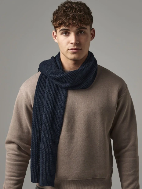 Écharpes à personnaliser BEECHFIELD CLASSIC WAFFLE KNIT SCARF 