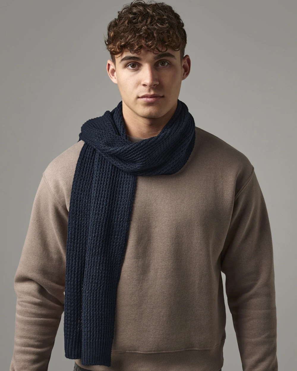 Écharpes personnalisable BEECHFIELD CLASSIC WAFFLE KNIT SCARF