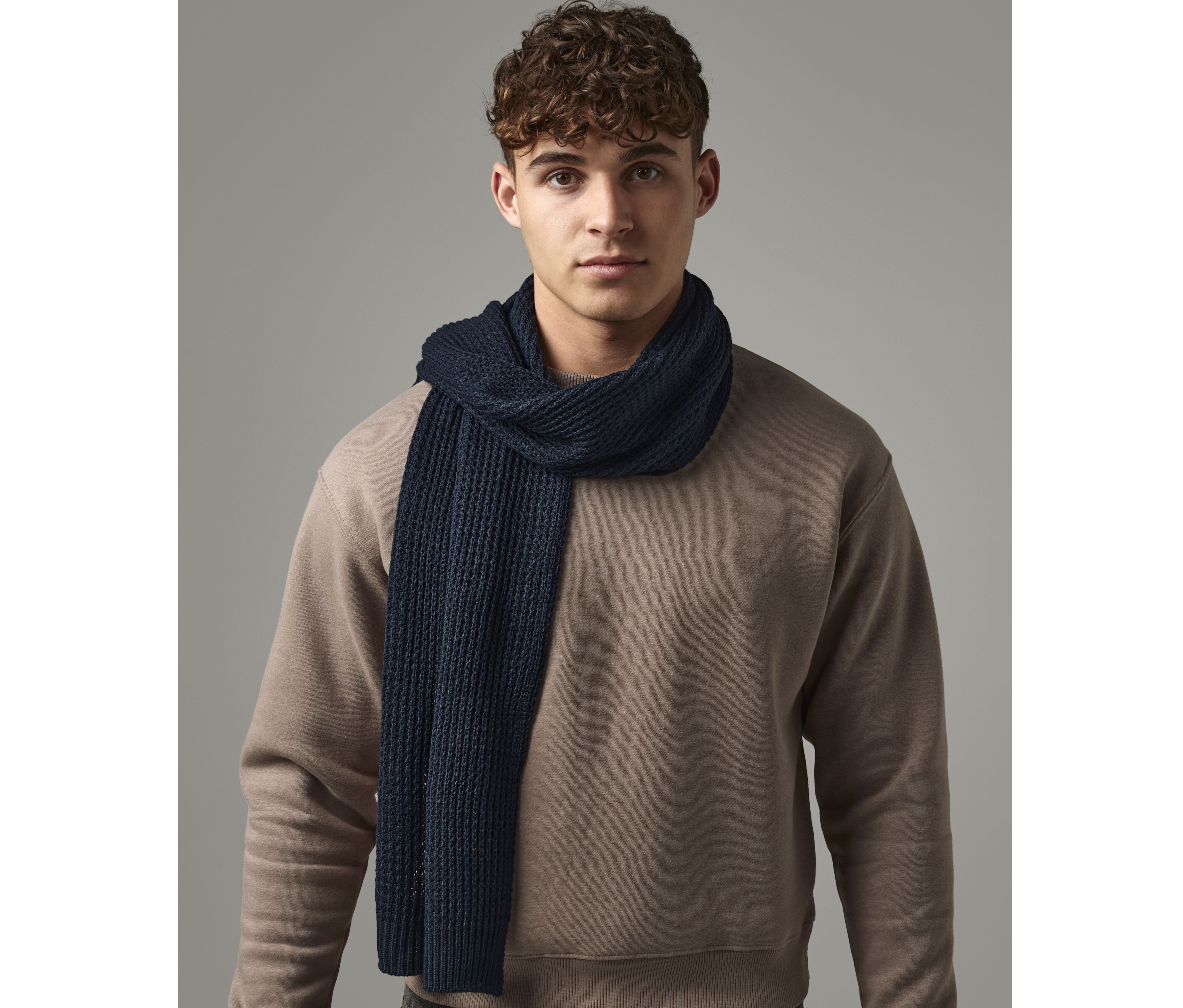 Écharpes personnalisable BEECHFIELD CLASSIC WAFFLE KNIT SCARF