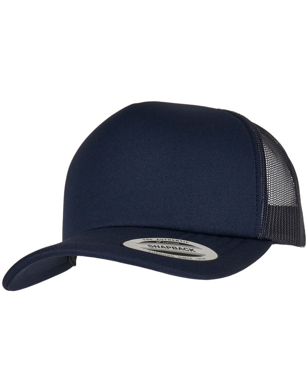 FLEXFIT Classic Curved Visor Foam Trucker Cap Kappen personalisierbar