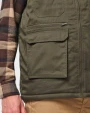 Vestes personnalisable WK. DESIGNED TO WORK Gilet polycoton multipoches rembourré unisexe
