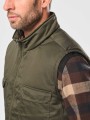 Vestes à personnaliser WK. DESIGNED TO WORK Gilet polycoton multipoches rembourré unisexe 