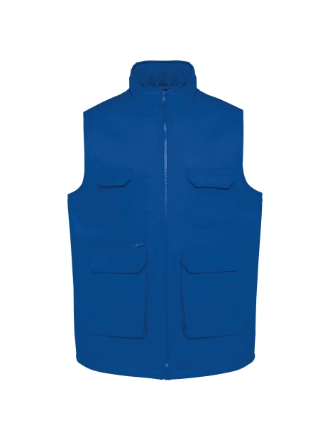 WK. DESIGNED TO WORK Gilet polycoton multipoches rembourré unisexe /api/colors/cdd6ba31-692e-4c2e-b1b4-a3a4a50cf176 personnalisable