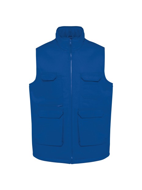 WK. DESIGNED TO WORK Gilet polycoton multipoches rembourré unisexe /api/colors/cdd6ba31-692e-4c2e-b1b4-a3a4a50cf176 personnalisable