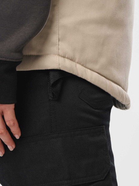 Vestes à personnaliser WK. DESIGNED TO WORK Gilet polycoton multipoches rembourré unisexe 