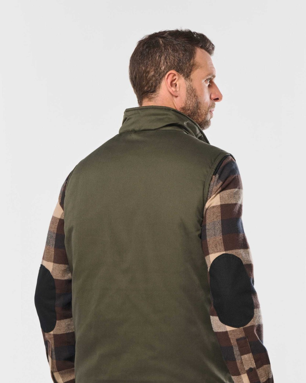 WK. DESIGNED TO WORK Gefütterte Unisex-Weste aus  Baumwollpolyester Jacken personalisierbar