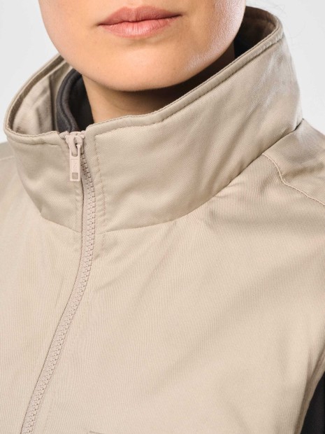 Vestes à personnaliser WK. DESIGNED TO WORK Gilet polycoton multipoches rembourré unisexe 