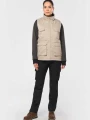 Vestes à personnaliser WK. DESIGNED TO WORK Gilet polycoton multipoches rembourré unisexe 