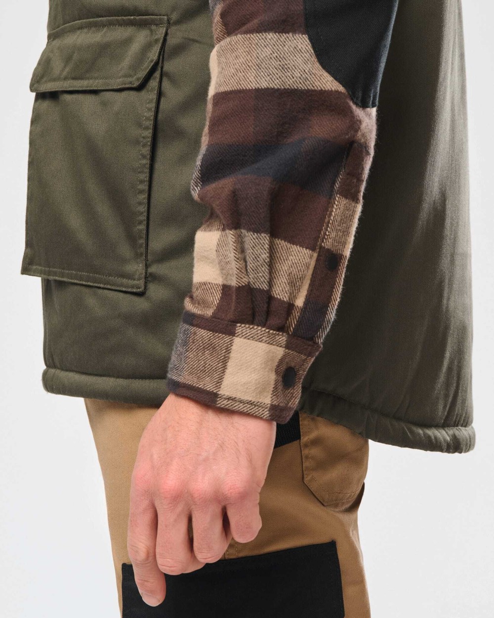 Vestes personnalisable WK. DESIGNED TO WORK Gilet polycoton multipoches rembourré unisexe