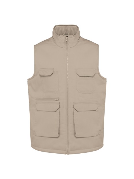 WK. DESIGNED TO WORK Gilet polycoton multipoches rembourré unisexe /api/colors/610da137-bf5a-488c-95df-da1a794d05db personnalisable