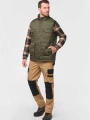 Vestes à personnaliser WK. DESIGNED TO WORK Gilet polycoton multipoches rembourré unisexe 
