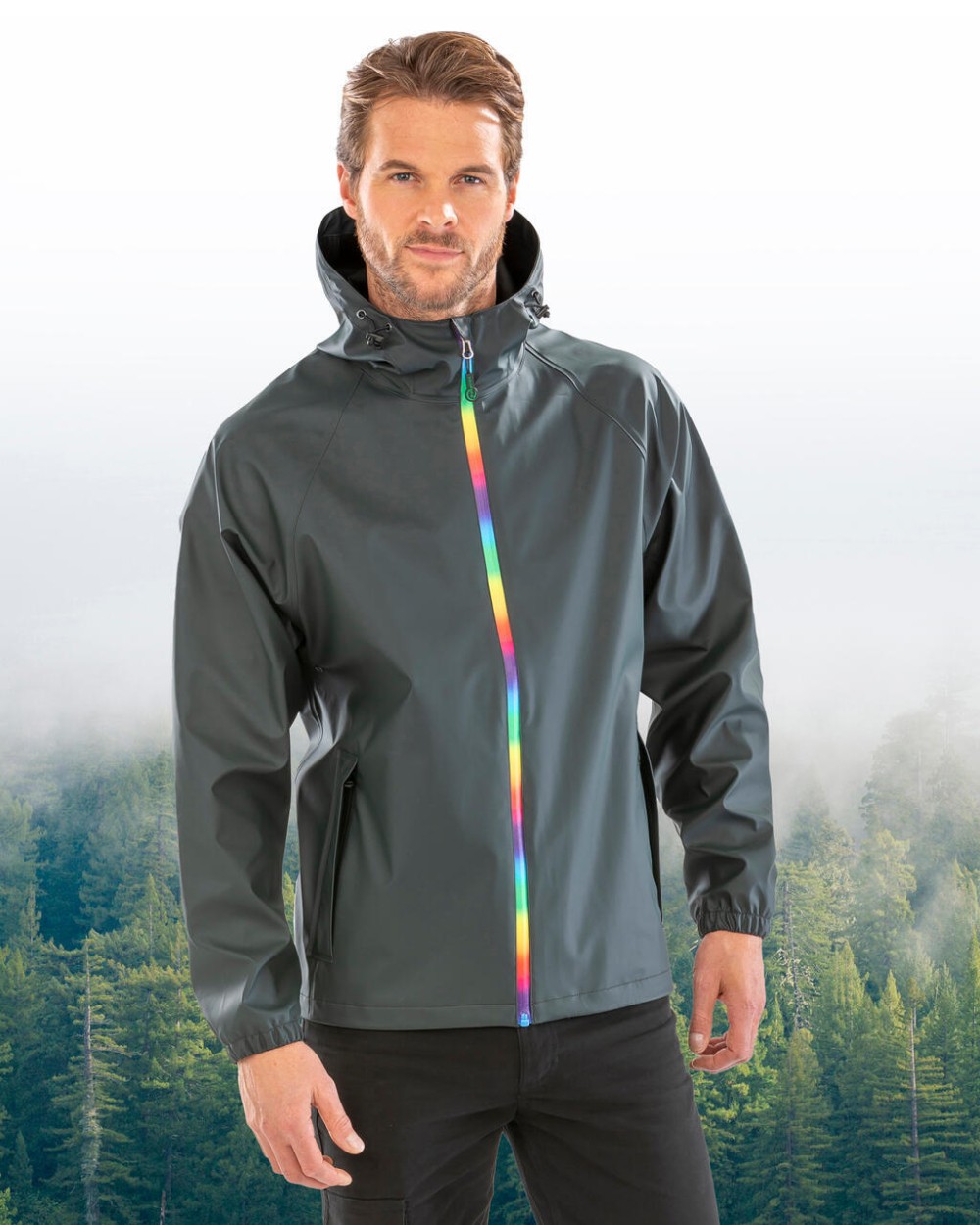 Jassen RESULT Prism PU Waterproof Jacket with Recycled Backing voor bedrukking &amp; borduring