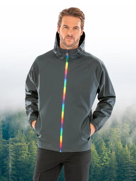 Vestes à personnaliser RESULT Prism PU Waterproof Jacket with Recycled Backing 