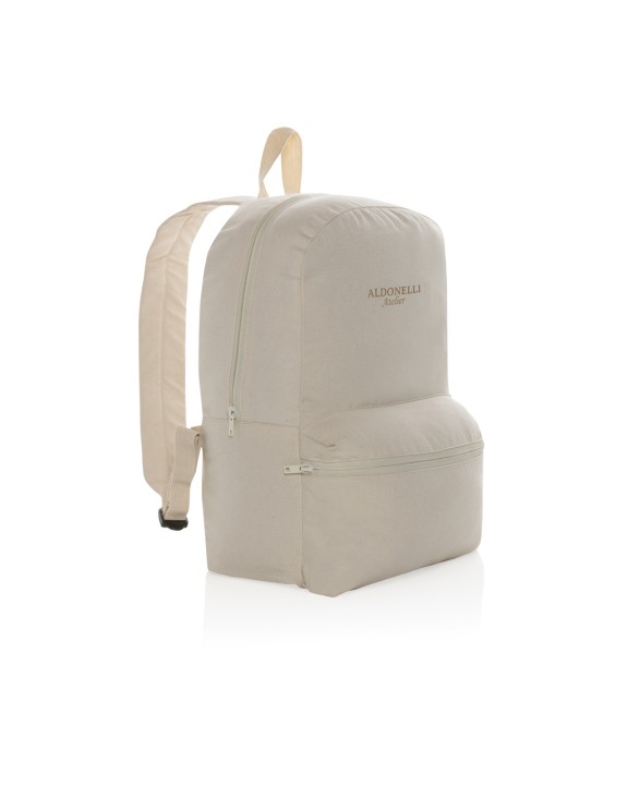 4DO Impact Aware™ 285g/m² rCanvas-Rucksack, ungefärbt Taschen personalisierbar
