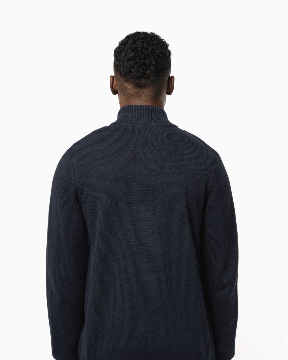 Truien KARIBAN Heren cardigan met rits voor bedrukking &amp; borduring