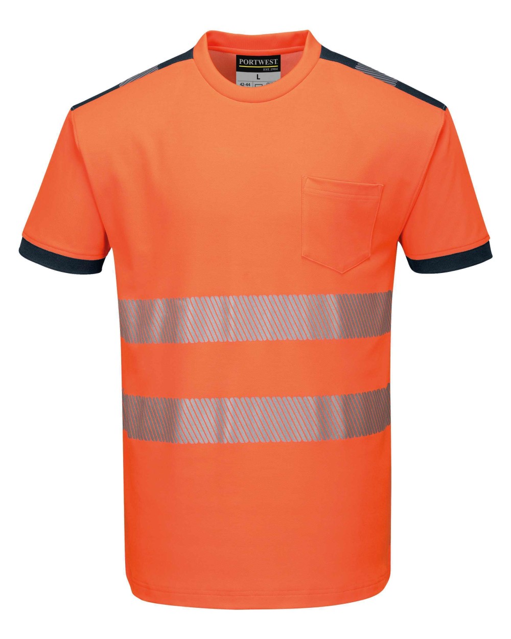 T-shirts PORTWEST PW3 Hi-vis t-shirt (T181) voor bedrukking &amp; borduring