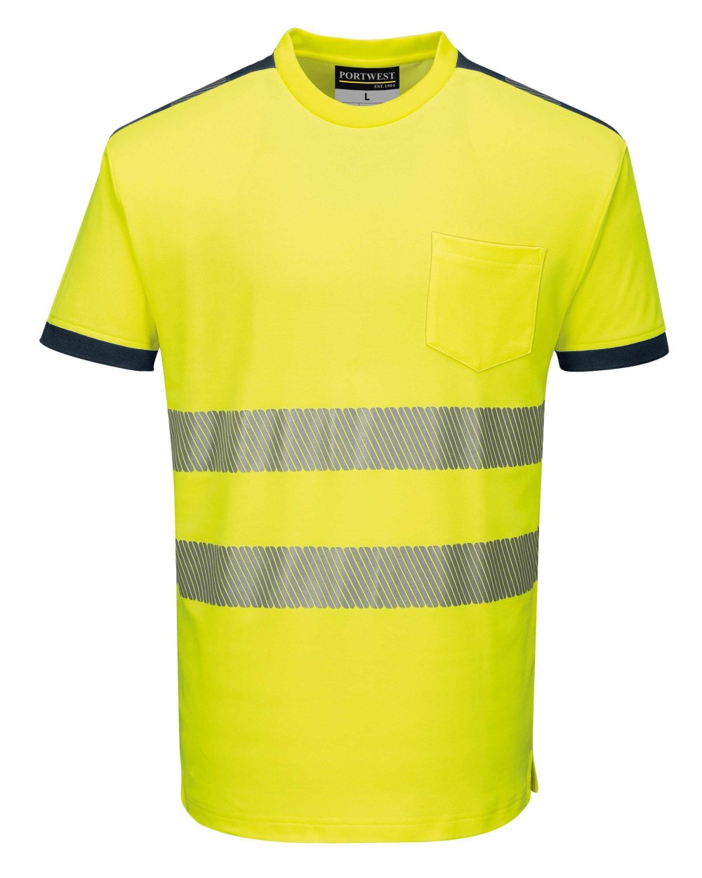 T-shirts PORTWEST PW3 Hi-vis t-shirt (T181) voor bedrukking &amp; borduring