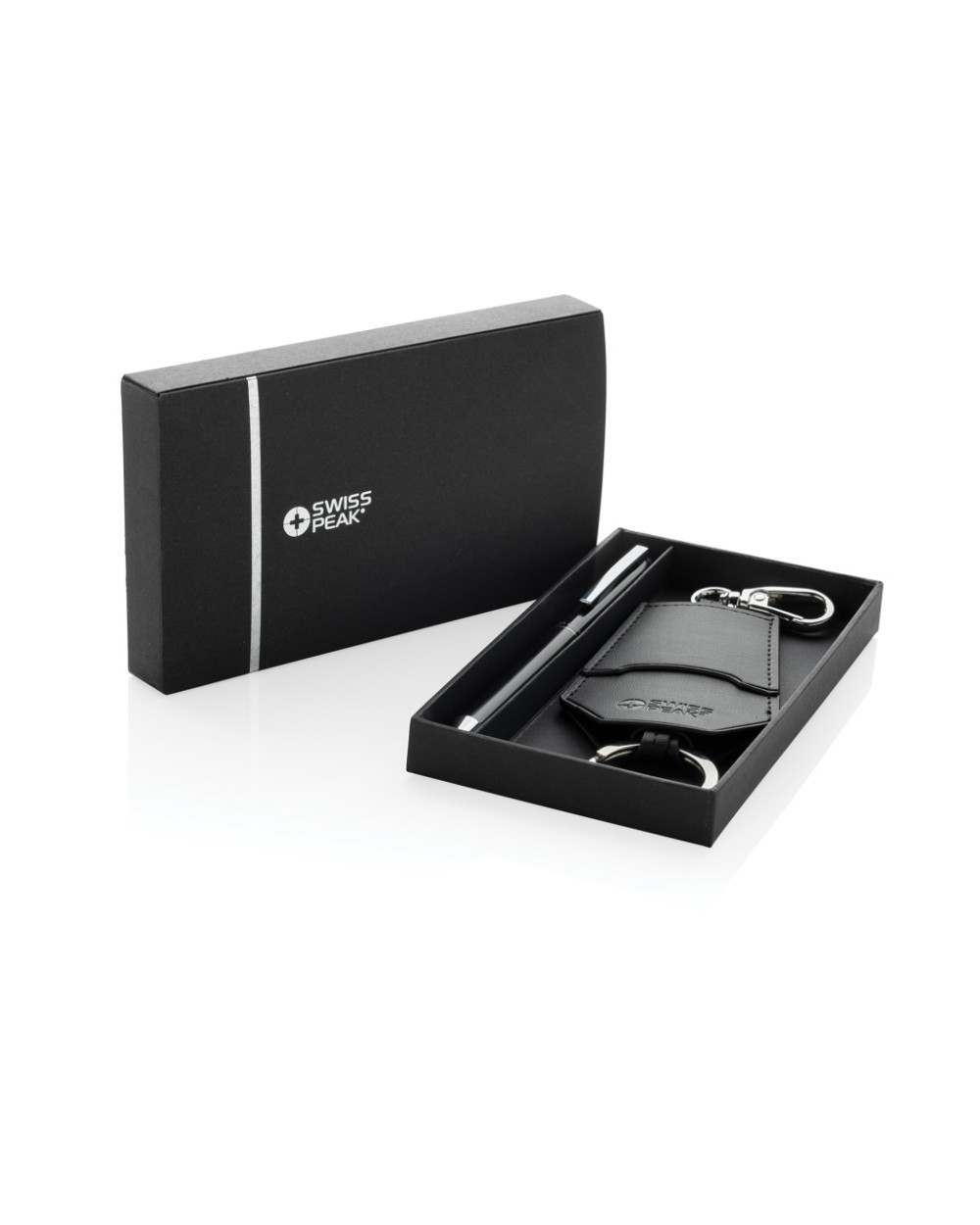 Tassen & Zakken SWISS PEAK SP Tula RCS sleutelhanger en pen gift set voor bedrukking &amp; borduring