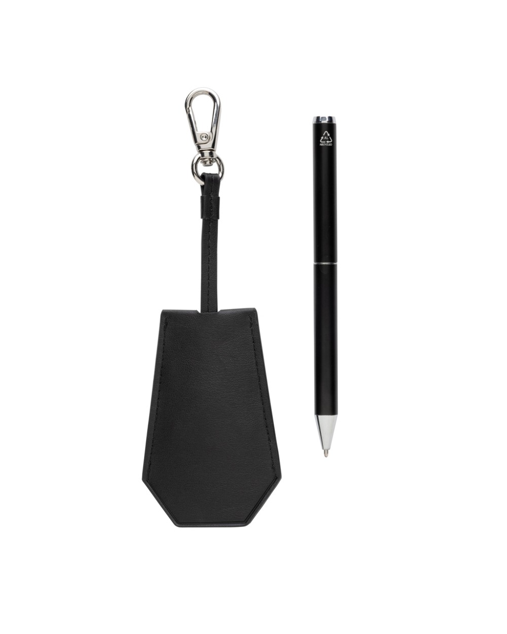 Sacs & Bagagerie personnalisable SWISS PEAK Set porte-clés et stylo en PU recyclé RCS Swiss Peak Tula