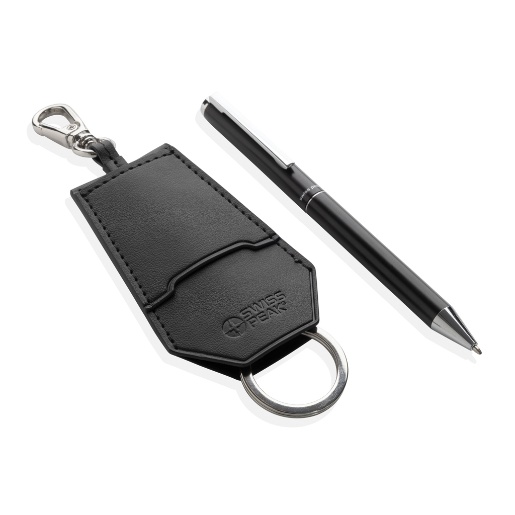Tassen & Zakken SWISS PEAK SP Tula RCS sleutelhanger en pen gift set voor bedrukking &amp; borduring