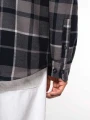 Vestes à personnaliser KARIBAN Surchemise à carreaux doublée sherpa homme 