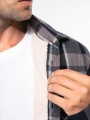 Vestes à personnaliser KARIBAN Surchemise à carreaux doublée sherpa homme 