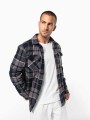 Vestes à personnaliser KARIBAN Surchemise à carreaux doublée sherpa homme 